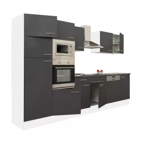   Yorki 340 Küchenzeile mit Top-Gefrierschrank und Kühlschrank