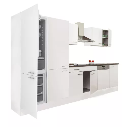 Yorki 340 Küchenzeile mit Unterbaukühlschrank