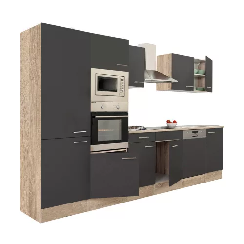 Yorki 340 Küchenmöbel mit Backofen und Mikrowelle