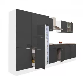   Yorki 360 Küchenzeile mit Top-Gefrierschrank und Kühlschrank