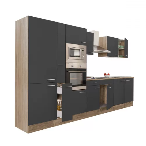 Yorki 360 Küchenmöbel mit Backofen und Mikrowelle