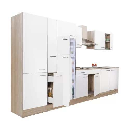 Yorki 360 Küchenzeile mit Top-Gefrierschrank und Kühlschrank
