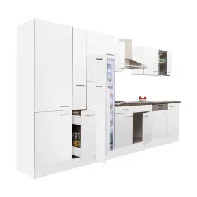  Yorki 370 Küchenzeile mit Top-Gefrierschrank und Kühlschrank