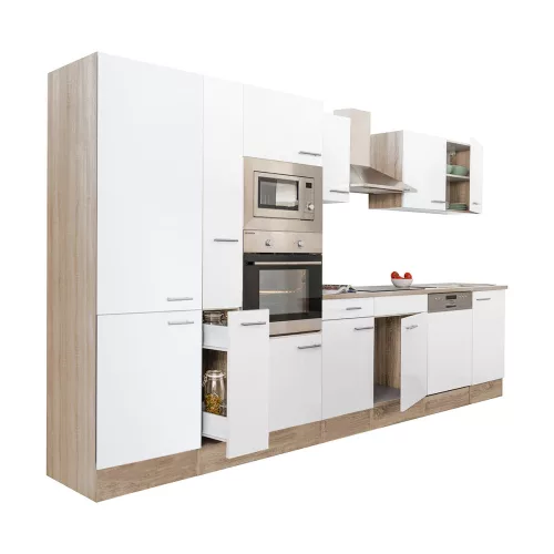 Yorki 370 Küchenzeile mit Backofen und Mikrowelle