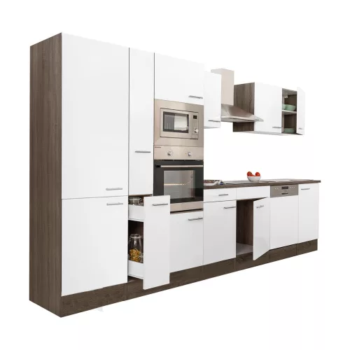 Yorki 370 Küchenzeile mit Backofen und Mikrowelle
