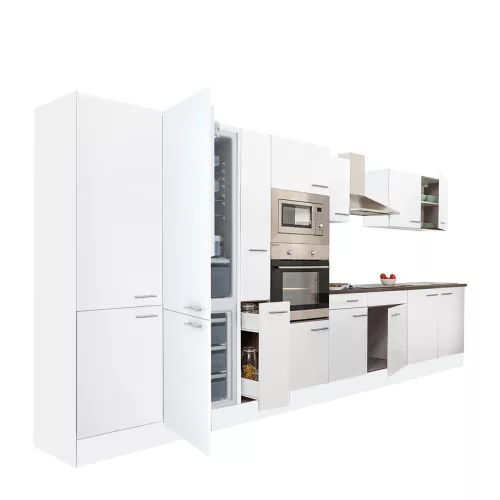 Yorki 420 Küchenzeile mit Unterbaukühlschrank