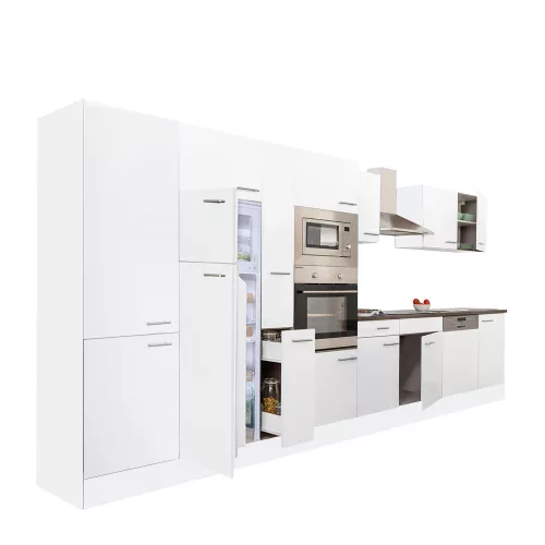Yorki 430 Küchenzeile mit Top-Gefrierschrank und Kühlschrank