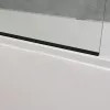 Alor 120x140 cm Badewanne Wand schwarz