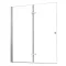 Alor 122x140 cm Badewanne Wand