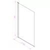 Eva 80x140 cm Badwand