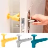 Türstopper für Türgriff blau