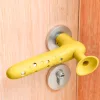 Türstopper für Türgriff gelb