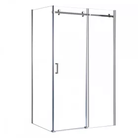   Bold-in 80x100 cm asymmetrische Duschabtrennung ohne Duschwanne
