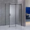 Bold-in 80x100 cm asymmetrische Duschabtrennung ohne Duschwanne