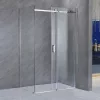 Bold-in 80x100 cm asymmetrische Duschabtrennung ohne Duschwanne