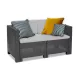City 2-Sitzer-Gartensofa