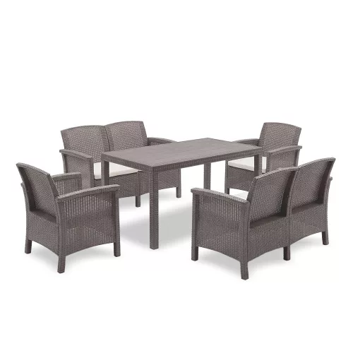 Venus IV Big 6-Sitzer-Gartenmöbelset