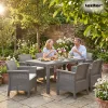 Venus IV Set 6-Personen-Gartenmöbel-Set