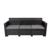 Nero 3-Sitzer Gartensofa