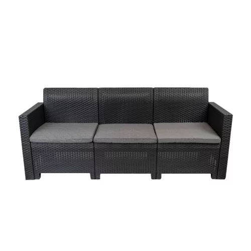 Nero 3-Sitzer Gartensofa