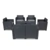 Nero II Big 6-Sitzer-Gartenmöbel-Set