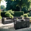 Nero VII 10-sitziges Eck-Gartenmöbel-Set