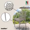 Trinity Kunststoff Gartenstuhl mit Armlehne