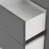 Boxie Hängeschrank mit 2 Schubladen 40x40x37 cm anthrazit