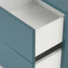 Boxie 2-Schubladen-Hängeschrank 40x40x37 cm petrolblau