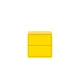 Boxie Wandschrank mit 2 Schubladen 40x40x37 cm gelb