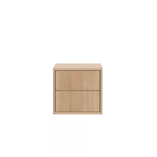 Boxie Wandschrank mit 2 Schubladen 40x40x37 cm sonoma Eiche