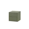 Boxie Wandschrank mit 2 Schubladen 40x40x37 cm grün