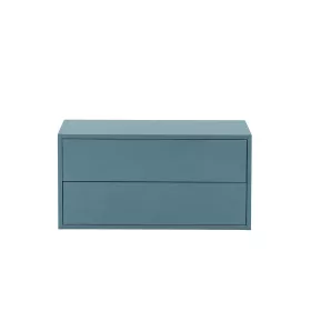 Boxie 2-Schubladen-Hängeschrank 40x80x37 cm petrolblau