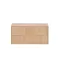 Boxie Wandschrank mit 2 Schubladen 40x80x37 cm sonoma Eiche