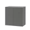 Boxie 2-türiger Hängeschrank 80x80x37 cm anthrazit