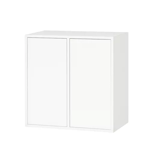 Boxie 2-türiger Hängeschrank 80x80x37 cm weiß