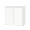 Boxie 2-türiger Hängeschrank 80x80x37 cm weiß