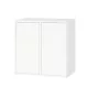 Boxie 2-türiger Hängeschrank 80x80x37 cm weiß