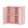 Boxie 2-türiger Wandschrank 80x80x37 cm rosa