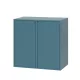 Boxie 2-türiger Hängeschrank 80x80x37 cm petrolblau