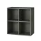 Boxie offener Hängeschrank 80x80x37 cm anthrazit