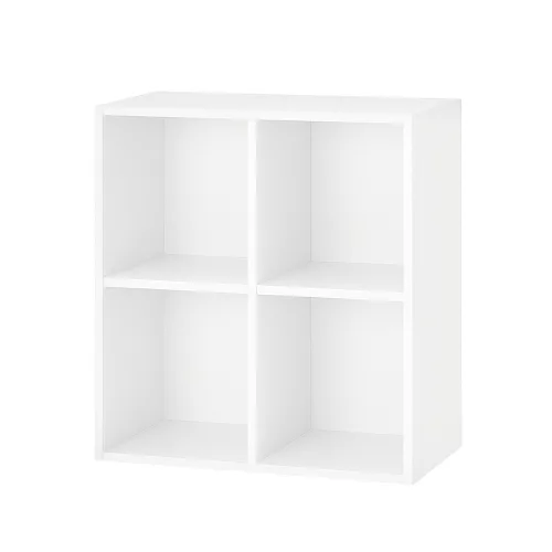 Boxie offener Hängeschrank 80x80x37 cm weiß