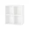 Boxie offener Hängeschrank 80x80x37 cm weiß
