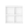 Boxie offener Hängeschrank 80x80x37 cm weiß