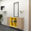 Boxie offener Wandschrank 80x80x37 cm gelb