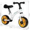 Jogging Fahrrad mit EVA Rädern verstellbaren Sitz schwarz