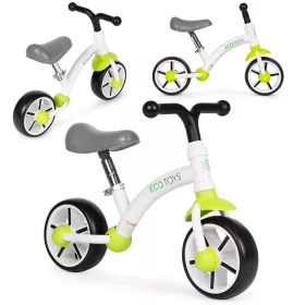 Jogging Fahrrad mit EVA Rädern verstellbaren Sitz grün