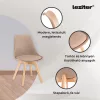 Ravena 4+1 Esstisch-Set weiß-beige