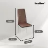 Jenna 4+1 Esstischset braun
