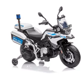 Elektrischer Polizeimotor BMW blau